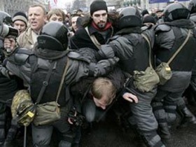 Задержание участников "Марша несогласных". Фото из ЖЖ