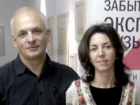 Организаторы выставки "Поколение Z" Андрей Смирнов и Любовь Пчелкина