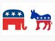 Символы демократов и республиканцев США. Источник - http://stevenkonkoly.files.wordpress.com/