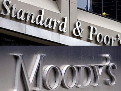 S&P и Moody's. Источники - http://eurasianews.md/ и http://www.trelokouneli.gr/