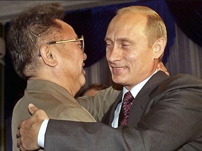 Ким Чен Ир и Путин. Фото: expert.ru