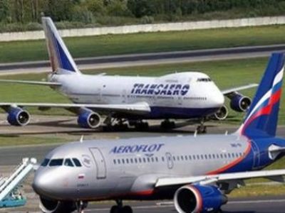 Авиакомпании "Трансаэро" и "Аэрофлот". Фото: vg-news.ru