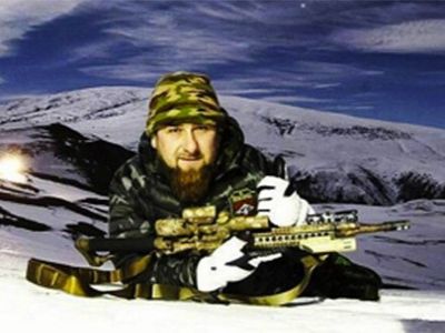 Рамзан Кадыров с винтовкой. Фото: instagram.com/kadyrov_95/