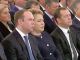 Вайно, Матвиенко, Медведев во время зачтения послания к ФС, 1.12.16. Скрин трансляции, публикуется в www.facebook.com/sn258
