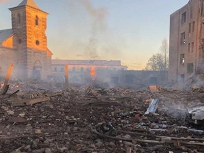 Последствия взрыва в Гатчине. Фото: panorama.am