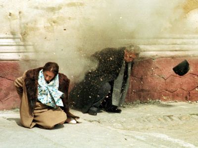Расстрел Елены и Николае Чаушеску, Румыния, дек. 1989. Фото: adam.pluska.sk