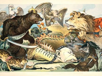 Победители делят Китай. Карикатура 1901 г.: www.facebook.com/ihlov.evgenij