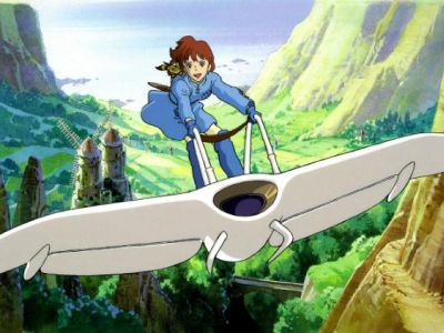 Летательный аррапат из аниме Х.Миядзаки "Навсикая из Долины Ветров". Скрин: Studio Ghibli