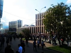 Митинг в поддержку независимых кандидатов в Мосгордуму. Фото: Каспаров.Ru