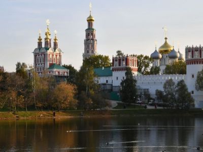 Вид на Новодевичий монастырь. Фото: Павел Кассин/ТАСС