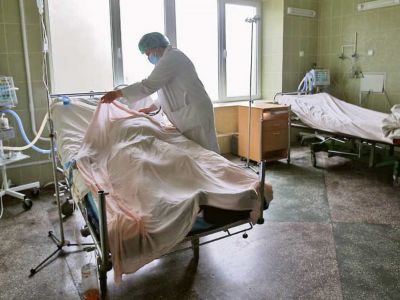 Коронавирусный госпиталь. Фото: Сергей Васильев / Коммерсант