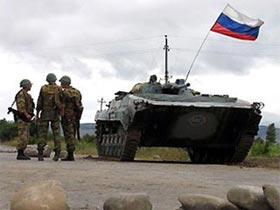 Российские военные в Грузии. Фото vremya.net (c)