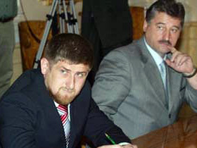 Рамзан Кадыров и Алу Алханов, фото с сайта "Российской газеты" (С)