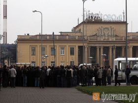 митинг в пулково.Изображение с сайта: http: //www.fontanka.ru