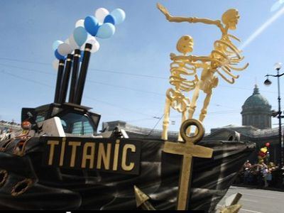 Макет "Титаника". Фото ТАСС/ Вадим Жернов, публикуется в блоге автора, 