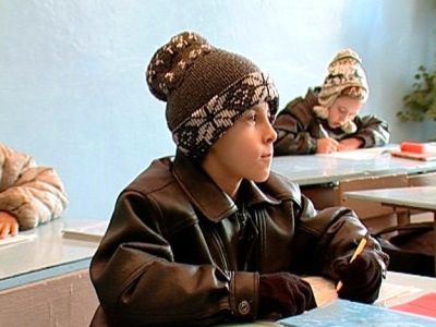 Холод в школе. Фото: ukr-news.info