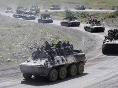 Август 2008 года. Российская военная техника в Южной Осетии. Фото: Reuters/Pixstream