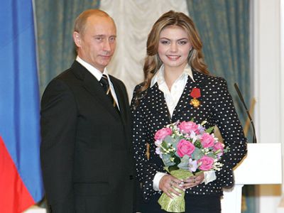 Кабаев и Путина Фото: Википедия