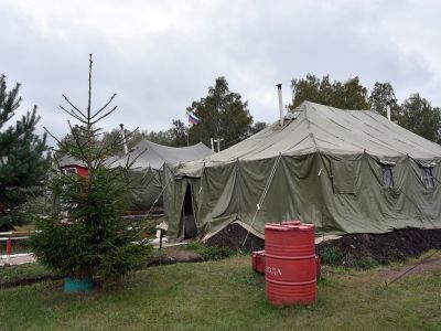 Военные палатки. Фото: ВКонтакте